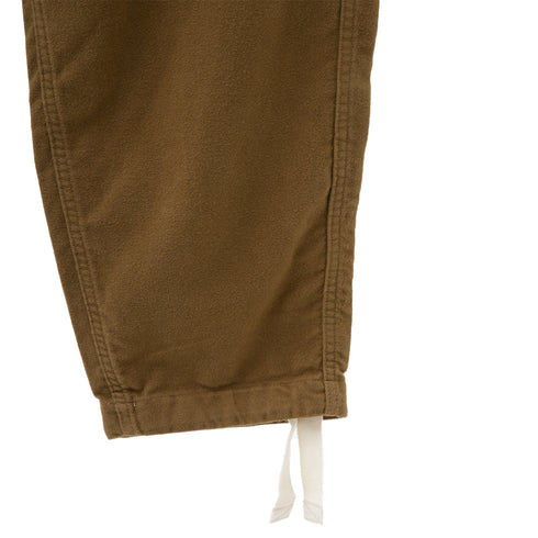 Nanamica Flannel Easy Cargo Pant Camel SUCF252E Degli Uberti